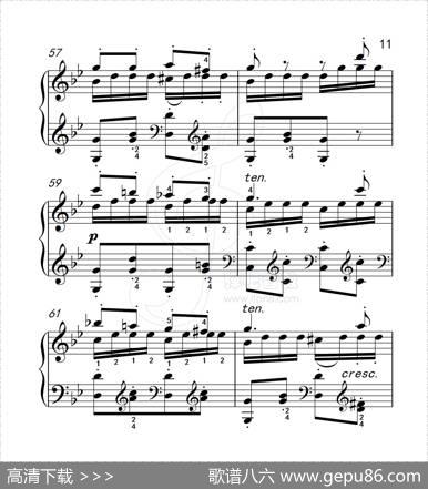 练习曲52（克拉莫钢琴练习曲60首）