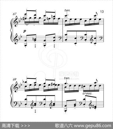 练习曲52（克拉莫钢琴练习曲60首）