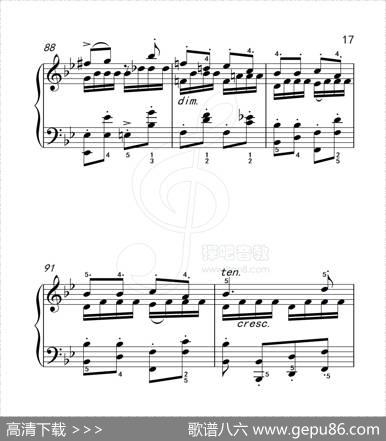 练习曲52（克拉莫钢琴练习曲60首）