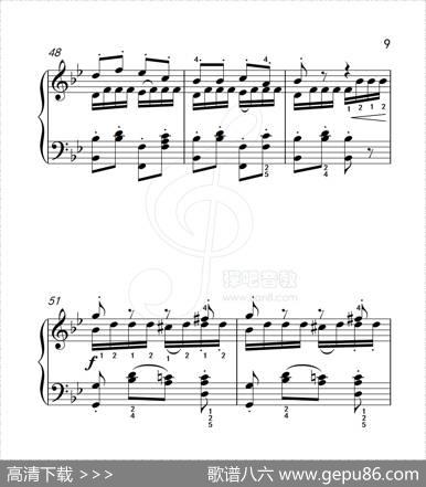 练习曲52（克拉莫钢琴练习曲60首）