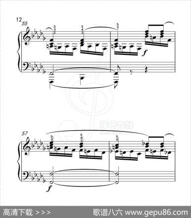 练习曲55（克拉莫钢琴练习曲60首）
