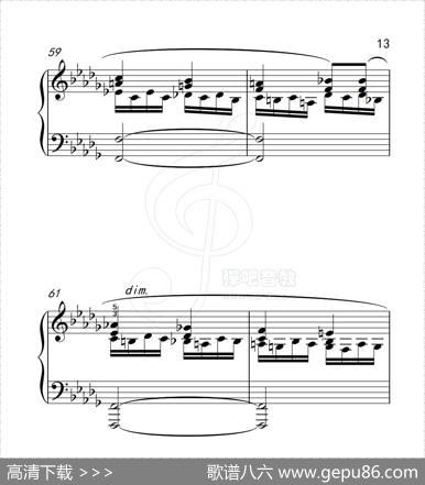 练习曲55（克拉莫钢琴练习曲60首）