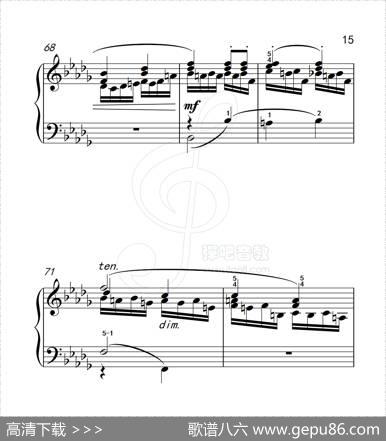 练习曲55（克拉莫钢琴练习曲60首）