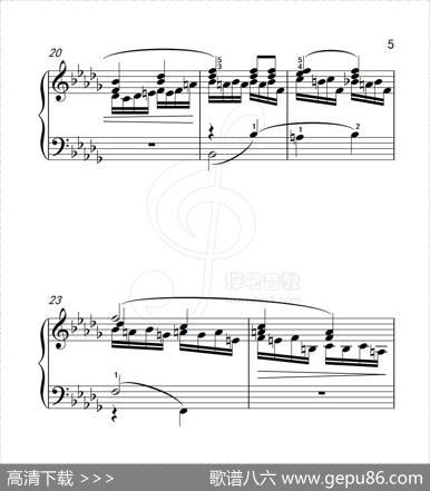 练习曲55（克拉莫钢琴练习曲60首）