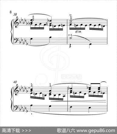 练习曲55（克拉莫钢琴练习曲60首）