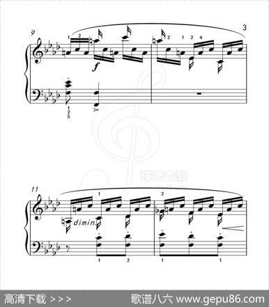 练习曲57（克拉莫钢琴练习曲60首）