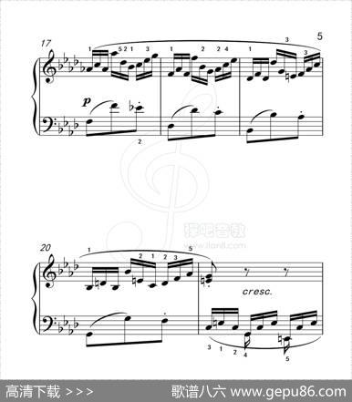 练习曲57（克拉莫钢琴练习曲60首）