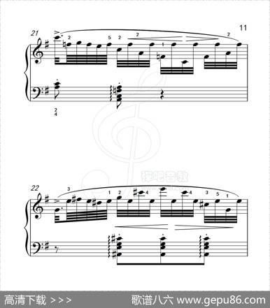 练习曲58（克拉莫钢琴练习曲60首）