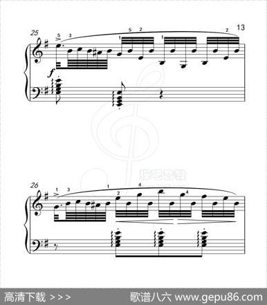 练习曲58（克拉莫钢琴练习曲60首）