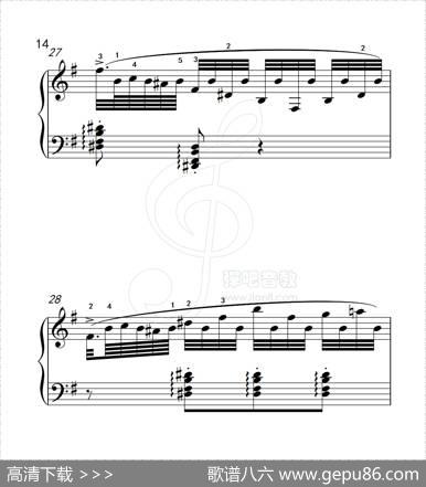 练习曲58（克拉莫钢琴练习曲60首）
