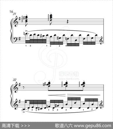 练习曲58（克拉莫钢琴练习曲60首）