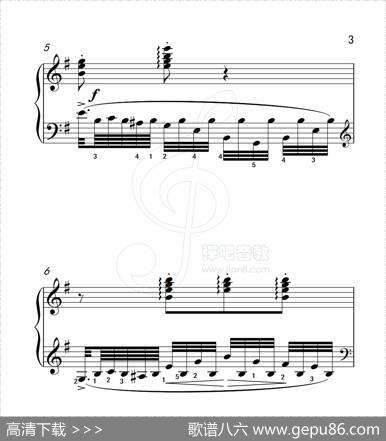 练习曲58（克拉莫钢琴练习曲60首）