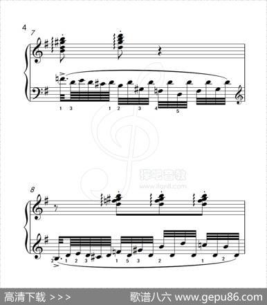 练习曲58（克拉莫钢琴练习曲60首）