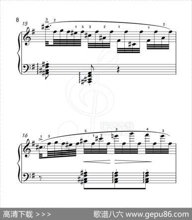练习曲58（克拉莫钢琴练习曲60首）
