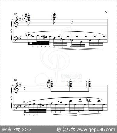 练习曲58（克拉莫钢琴练习曲60首）