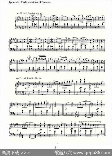 AppendixEarlyVersionsofDances（附录：早期的舞曲译本）