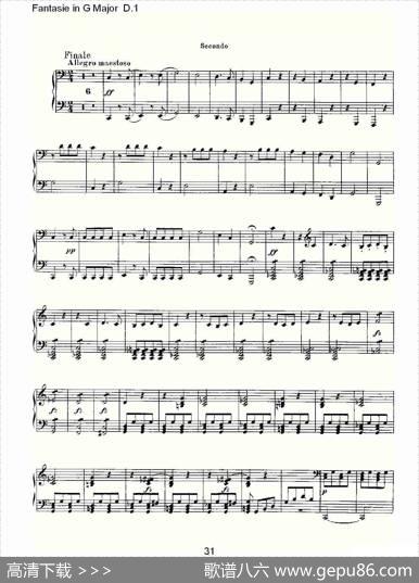 FantasieinGMajorD.1（G大调幻想曲D.1）