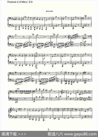 FantasieinGMinorD.9（G小调幻想曲D.9）