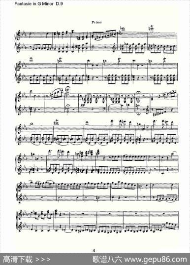 FantasieinGMinorD.9（G小调幻想曲D.9）