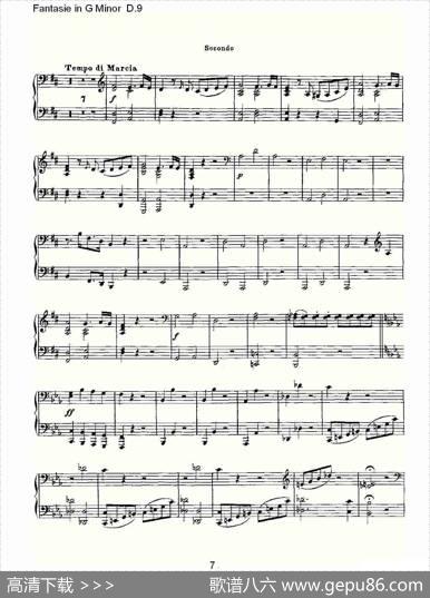 FantasieinGMinorD.9（G小调幻想曲D.9）