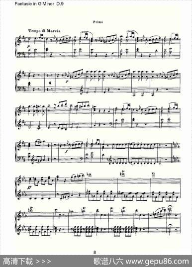 FantasieinGMinorD.9（G小调幻想曲D.9）