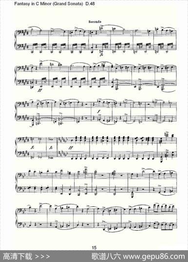 FantasyinCMinor（GrandSonata))D.4）