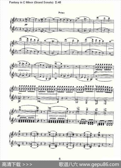 FantasyinCMinor（GrandSonata))D.4）
