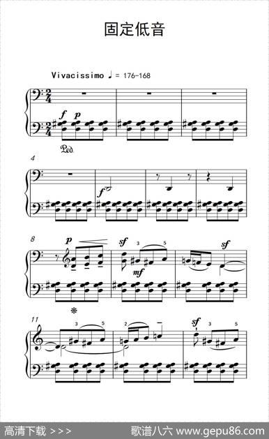 固定低音（巴托克小宇宙钢琴教程6）