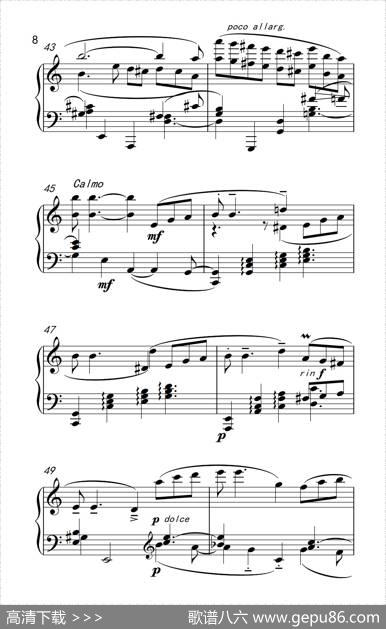 六首保加利亚节奏舞曲第一首（巴托克小宇宙钢琴教程6）