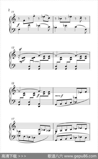 六首保加利亚节奏舞曲第二首（巴托克小宇宙钢琴教程6）