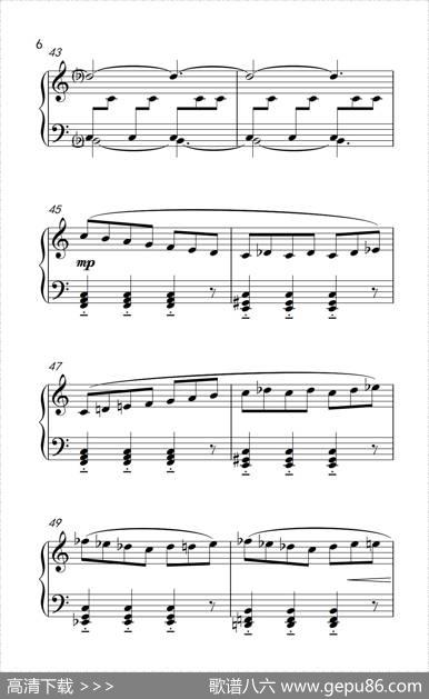 六首保加利亚节奏舞曲第二首（巴托克小宇宙钢琴教程6）