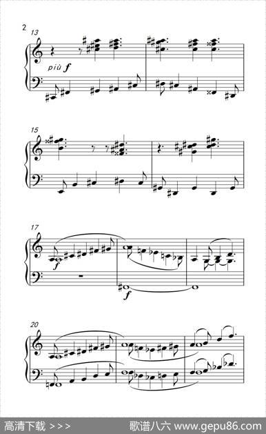 六首保加利亚节奏舞曲第四首（巴托克小宇宙钢琴教程6）