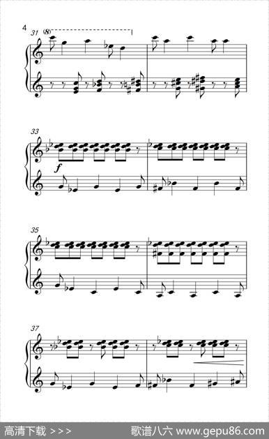 六首保加利亚节奏舞曲第四首（巴托克小宇宙钢琴教程6）