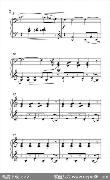 六首保加利亚节奏舞曲第五首（巴托克小宇宙钢琴教程6）
