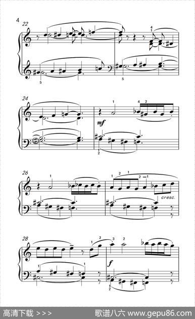六首保加利亚节奏舞曲第五首（巴托克小宇宙钢琴教程6）