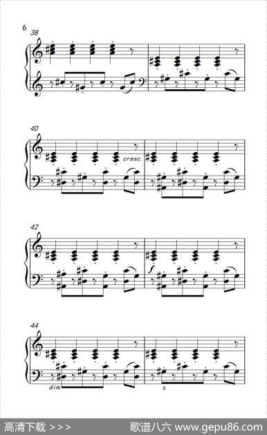 六首保加利亚节奏舞曲第五首（巴托克小宇宙钢琴教程6）