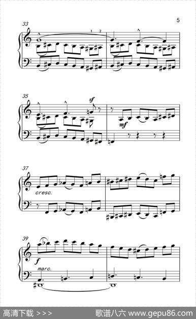 六首保加利亚节奏舞曲第六首（巴托克小宇宙钢琴教程6）