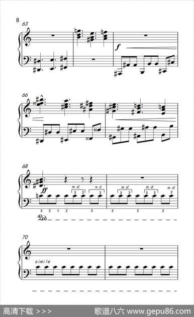 六首保加利亚节奏舞曲第六首（巴托克小宇宙钢琴教程6）