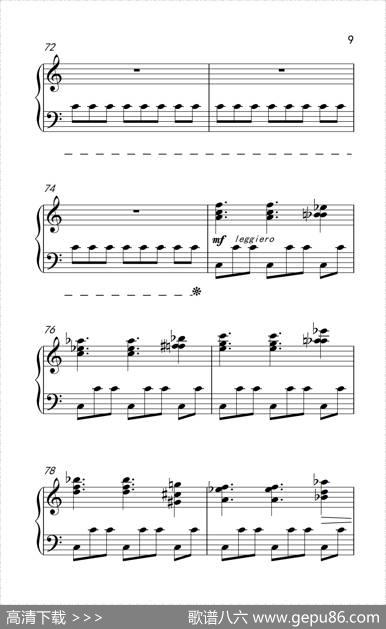 六首保加利亚节奏舞曲第六首（巴托克小宇宙钢琴教程6）