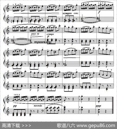 考级初级曲目小诙谐曲