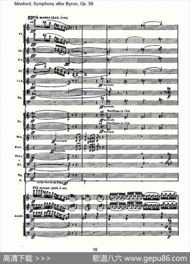 Manfred,SymphonyafterByron,Op.58第一乐章（一）
