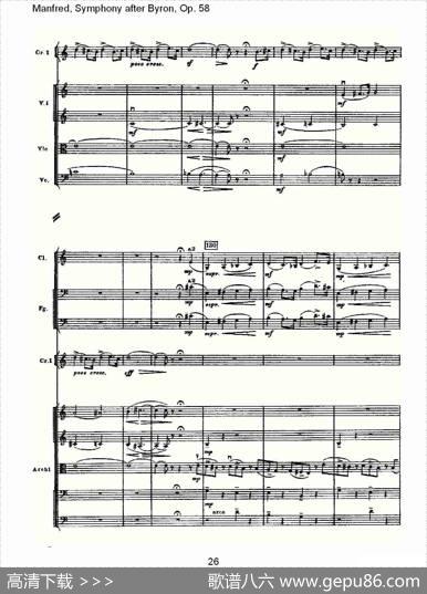Manfred,SymphonyafterByron,Op.58第一乐章（一）