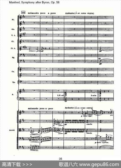Manfred,SymphonyafterByron,Op.58第一乐章（一）