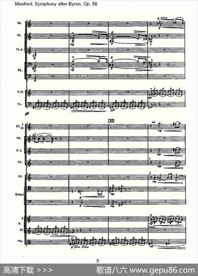 Manfred,SymphonyafterByron,Op.58第一乐章（一）
