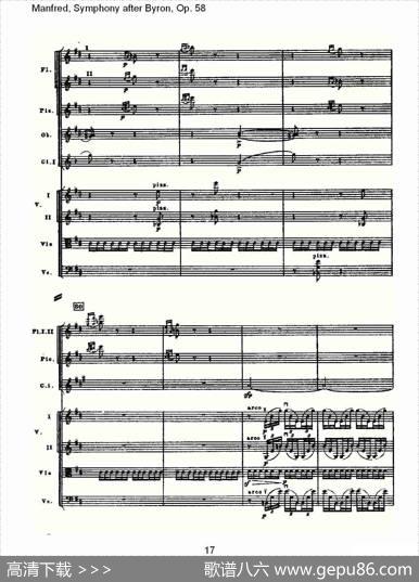 Manfred,SymphonyafterByron,Op.58第二乐章（一）