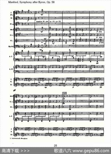 Manfred,SymphonyafterByron,Op.58第二乐章（一）