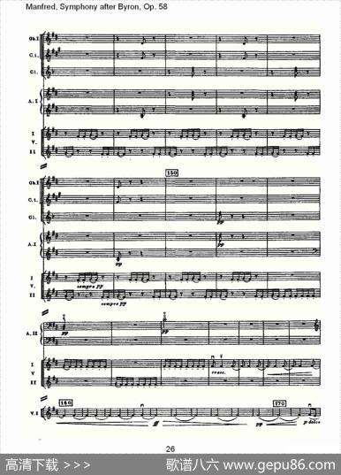 Manfred,SymphonyafterByron,Op.58第二乐章（一）