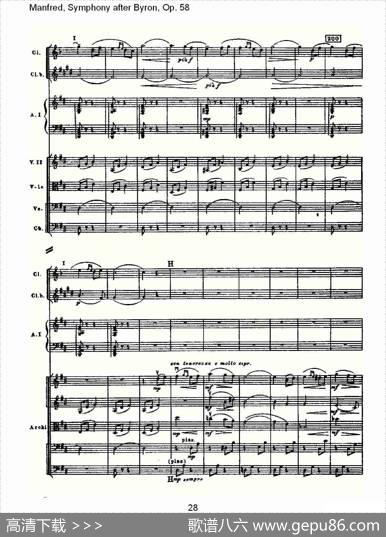 Manfred,SymphonyafterByron,Op.58第二乐章（一）
