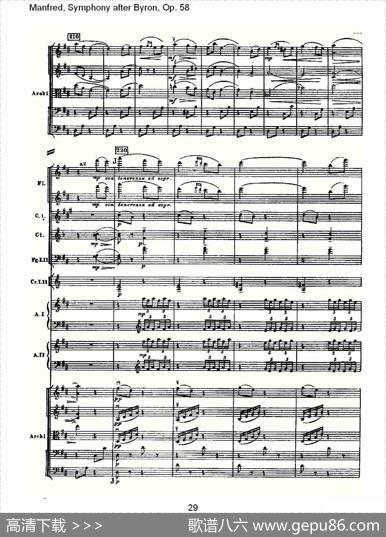 Manfred,SymphonyafterByron,Op.58第二乐章（一）