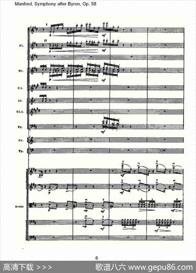 Manfred,SymphonyafterByron,Op.58第二乐章（一）